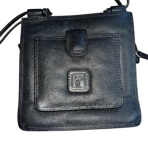 Vintage Sambena black leather purse shoulder bag Mumbai